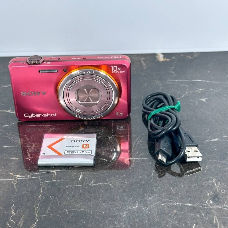 美品】SONY Cyber-shot DSC-WX100 ピンク コンパクトデジタルカメラ