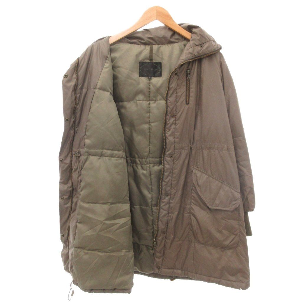 アンタイトル UNTITLED ダウンコート ジャケット ロング丈 ファー付き