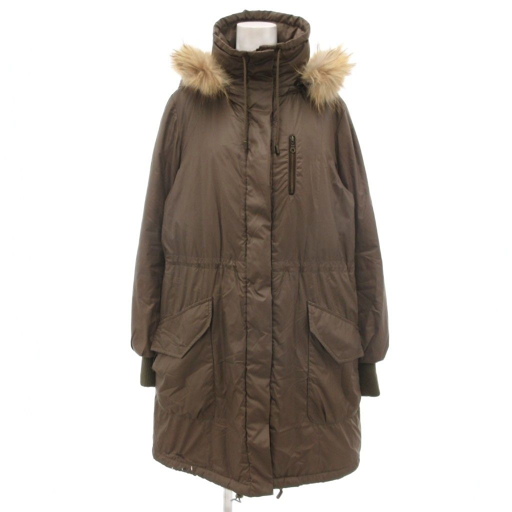 アンタイトル UNTITLED ダウンコート ジャケット ロング丈 ファー付き