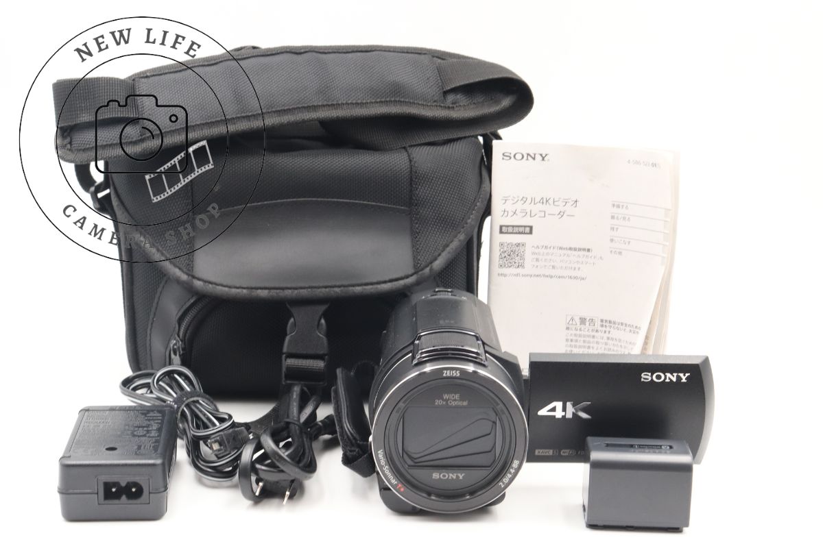 美品☆SONY ソニー HANDYCAM FDR-AX40 ブラック ビデオカメラ ##16013