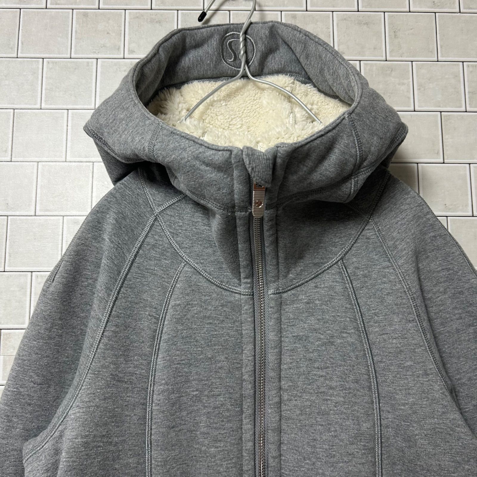 lululemon ルルレモン ジップパーカー 裏ボア ロング丈 2 希少 - メルカリ