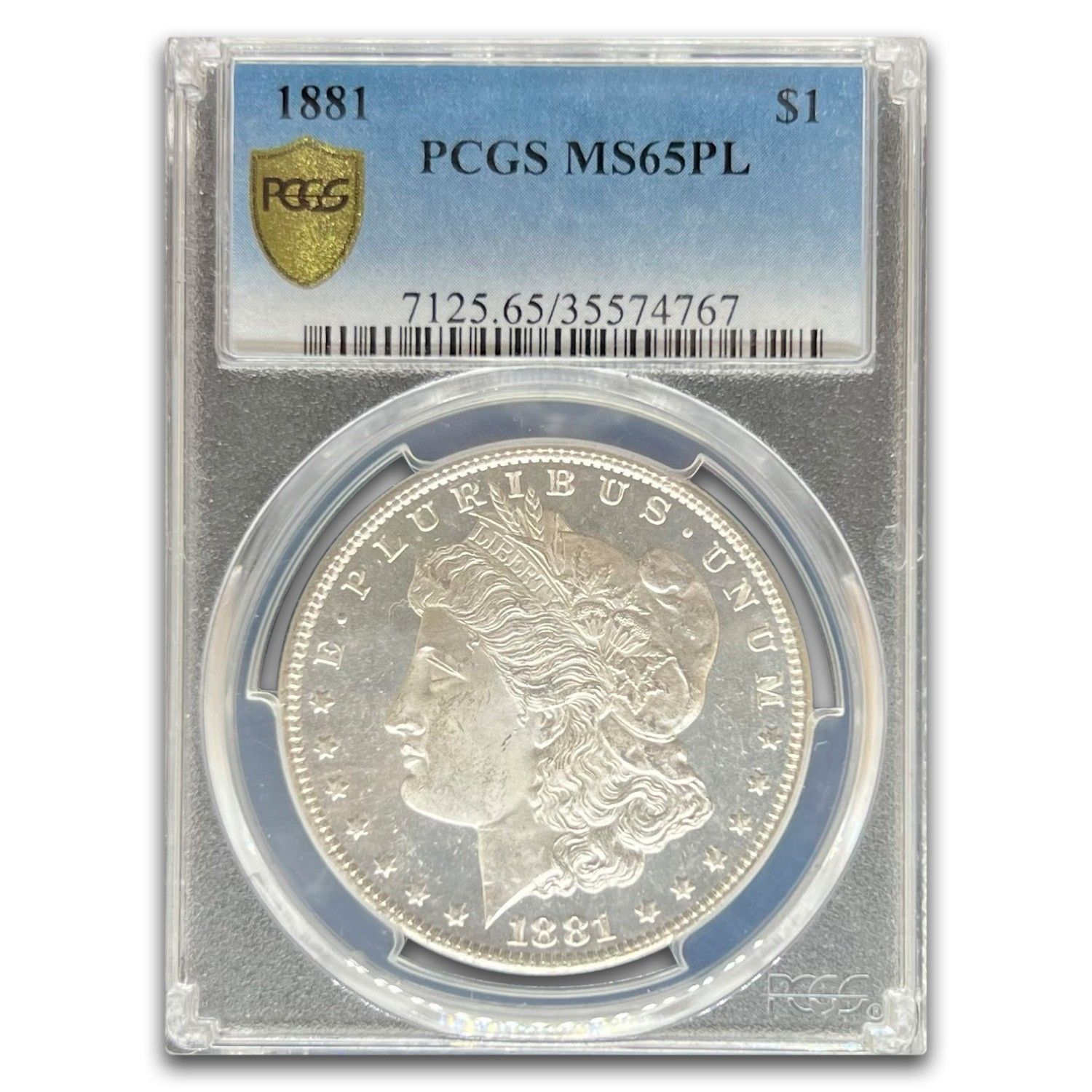1881年 モルガン・ダラー MS-65 PCGS (PL) - メルカリ