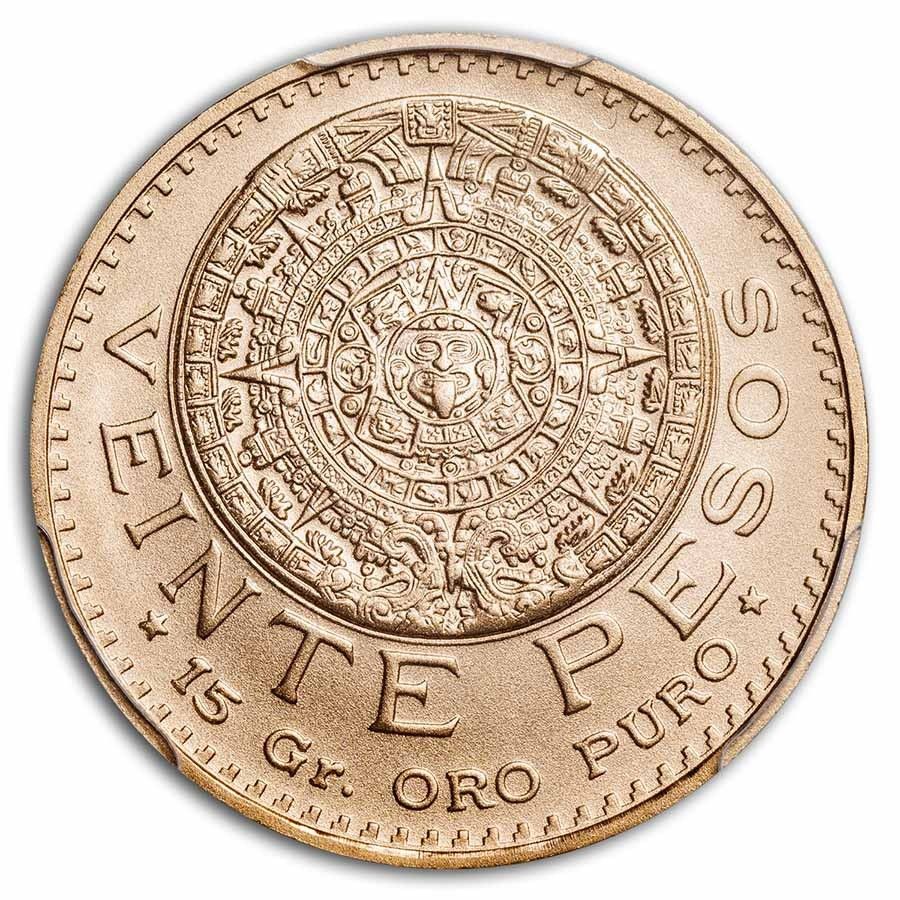 1959年メキシコ金貨20ペソ MS-70 PCGS（ダイリストライク） - メルカリ