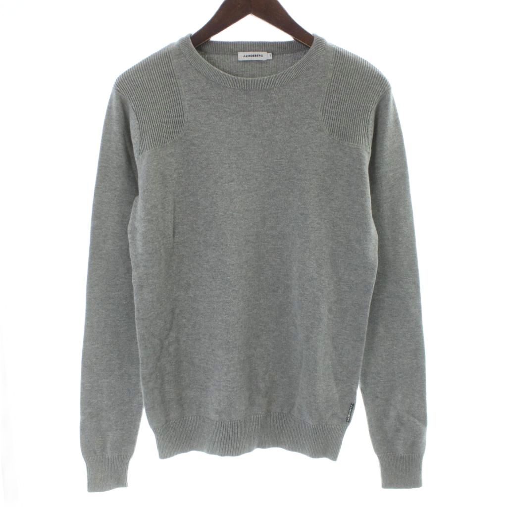 ジェイリンドバーグ J.LINDEBERG ニット セーター エルボーパッチ XS