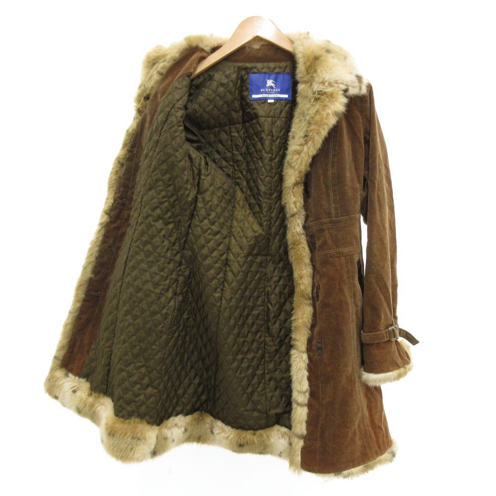 バーバリーブルーレーベル BURBERRY BLUE LABEL ハーフコート ミドル丈