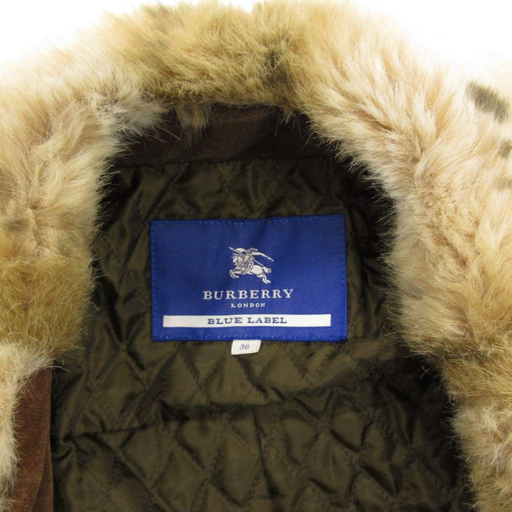 バーバリーブルーレーベル BURBERRY BLUE LABEL ハーフコート ミドル丈