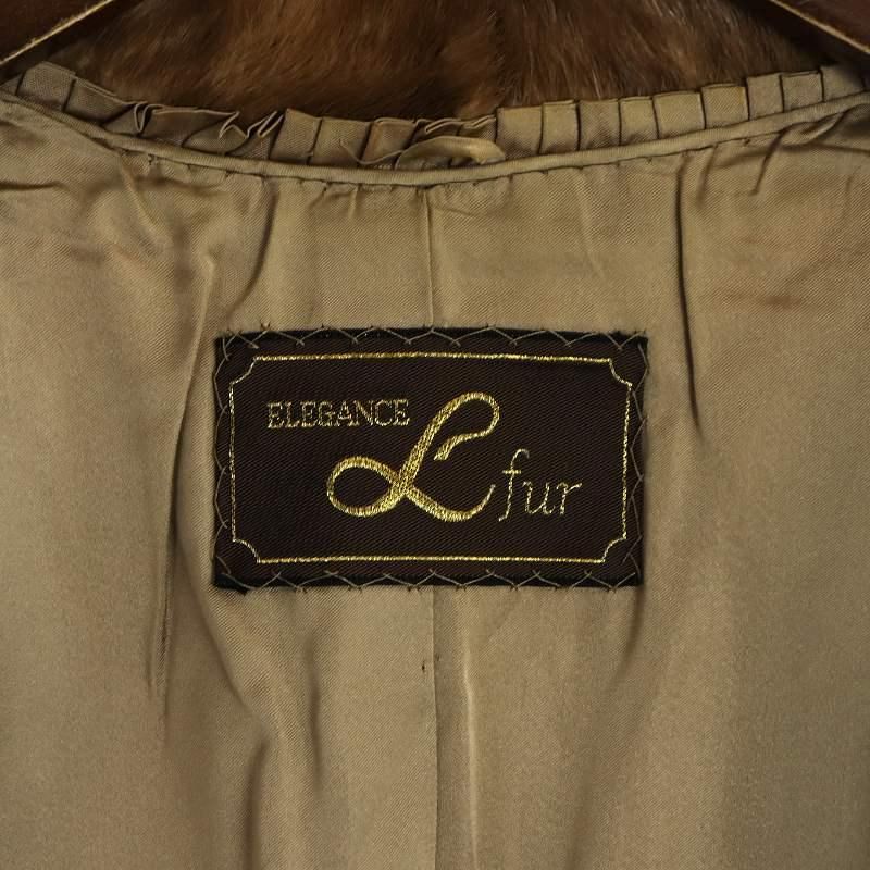 サガミンク SAGA MINK 銀サガ ELEGANS 毛皮コート ミンクファー ミドル
