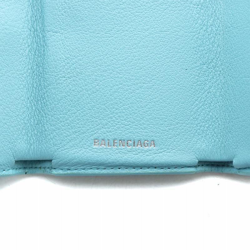 バレンシアガ BALENCIAGA ペーパーミニウォレット 財布 三つ折り