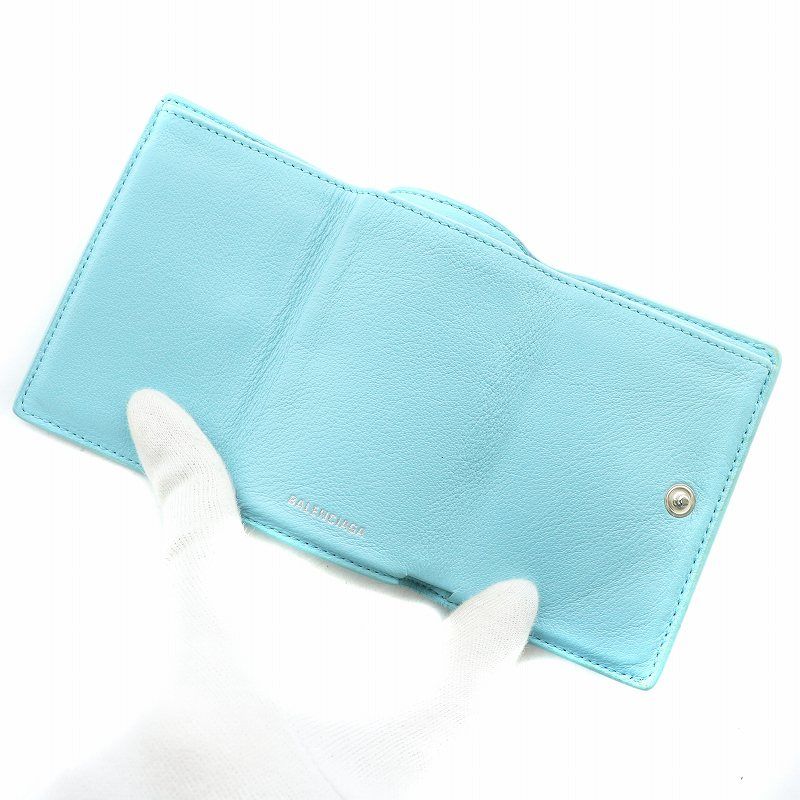 バレンシアガ BALENCIAGA ペーパーミニウォレット 財布 三つ折り