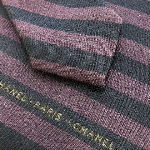 シャネル CHANEL ネクタイ 3本セット レギュラータイ シルク 絹 ロゴ