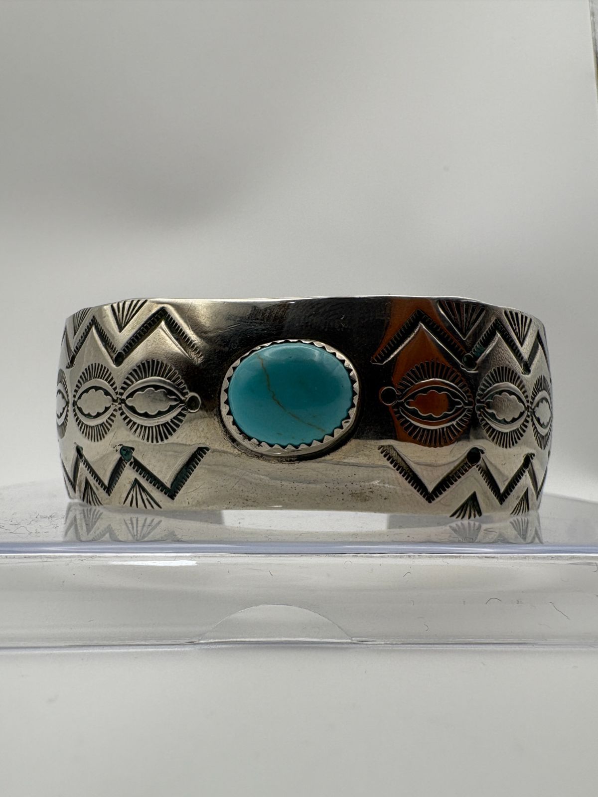 NAVAJO バングル SILVER シルバー ターコイズ インディアンジュエリー