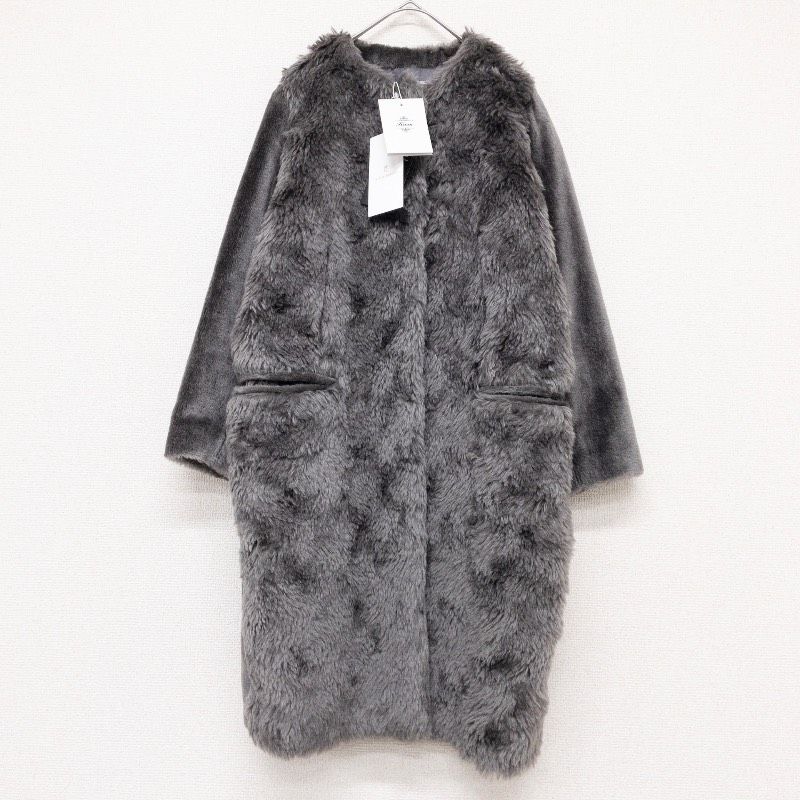 新品同様】KAON カオン シュタイフ テディベア ファーコート ノー