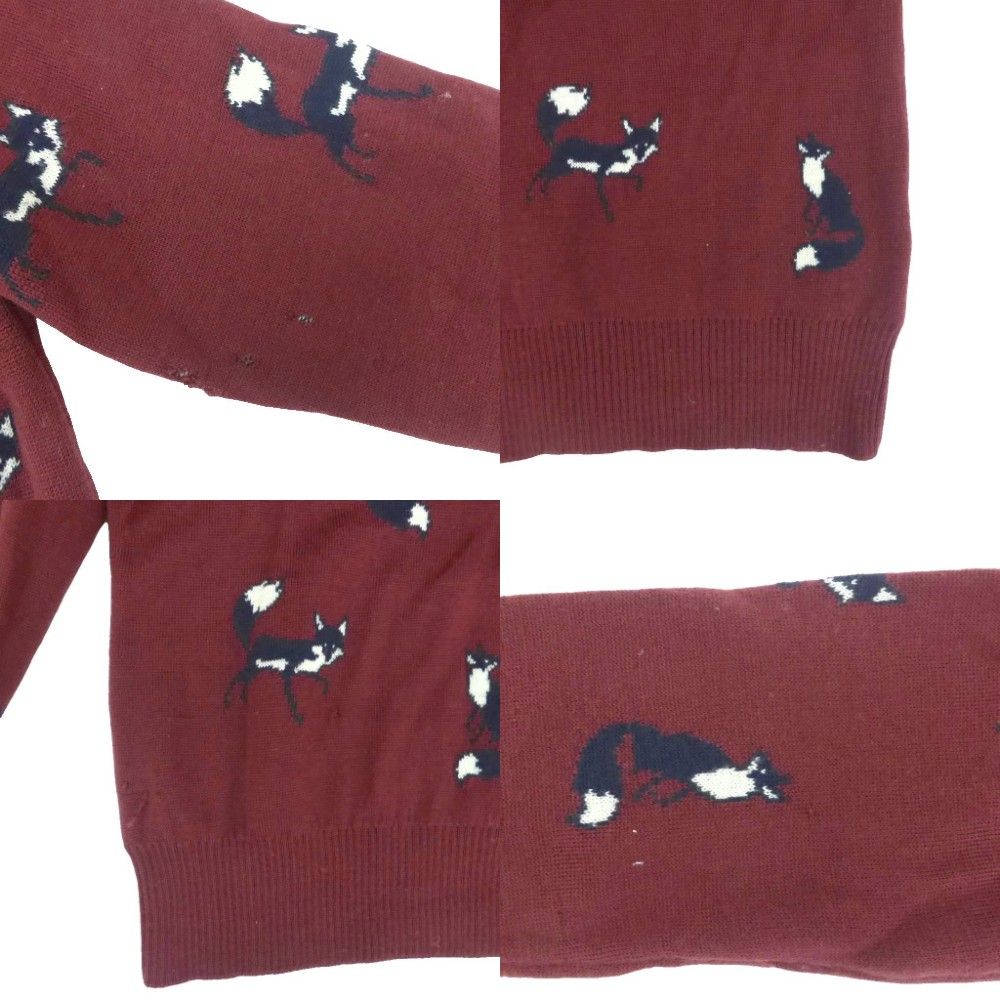 パーリーゲイツ PEARLY GATES セーター ニット 長袖 1 S ワインレッド