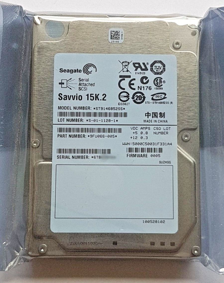 146 GB SAS 6Gb/s Seagate Savvio 15K.2 ST9146852SS 16MB HDD 2.5