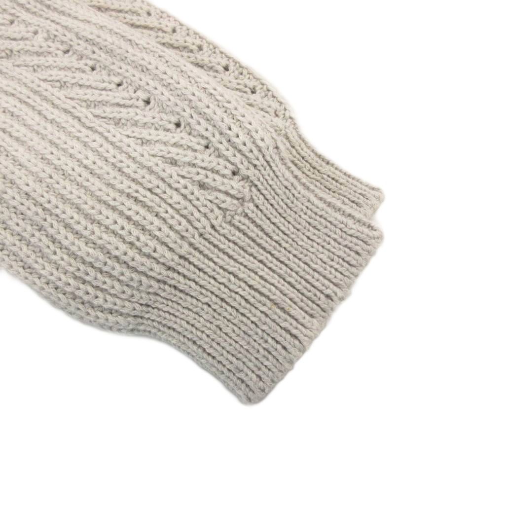 ☆FOXEY☆フォクシー カシミヤ100%グレー パフスリーブセーター 38 フォクシー FOXEY ニット セーター カシミヤ混 38 グレー 長袖 クルー