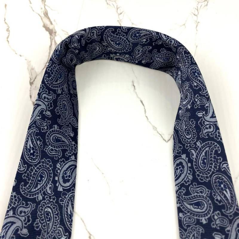 未使用に近い Brioni ブリオーニ ネクタイ ペイズリー柄 ジャガード