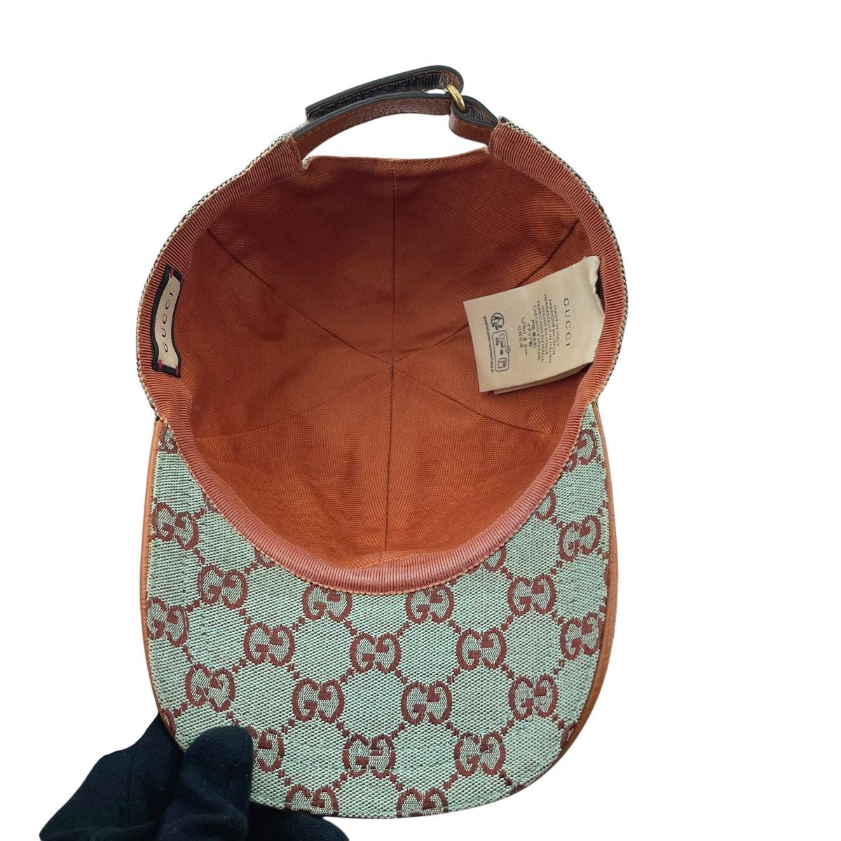 中古】GUCCI グッチ GGキャンバス ベースボールキャップ 748475