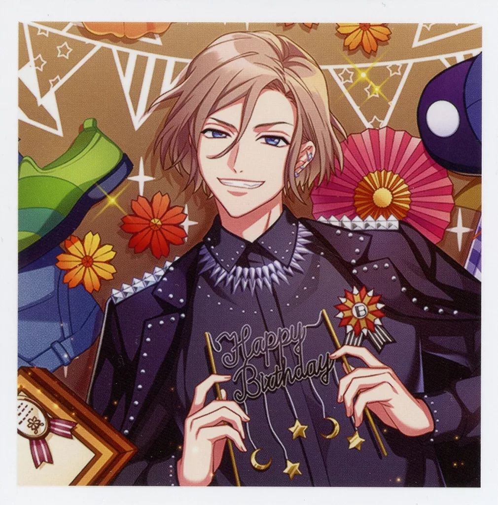 中古】キャラカード 摂津万里(ノーマル/バースデー/開花後) 「A3