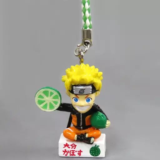 中古】キーホルダー うずまきナルト かぼすナルトノ巻ストラップ