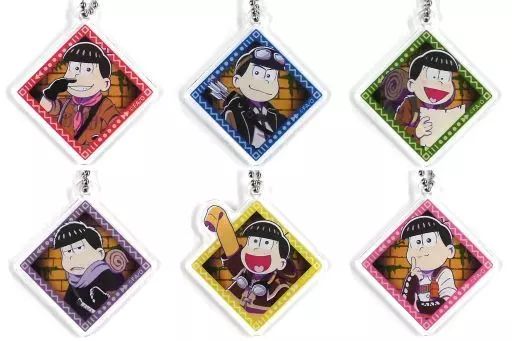 中古】雑貨 全6種セット 「おそ松さん アクリルキーホルダー