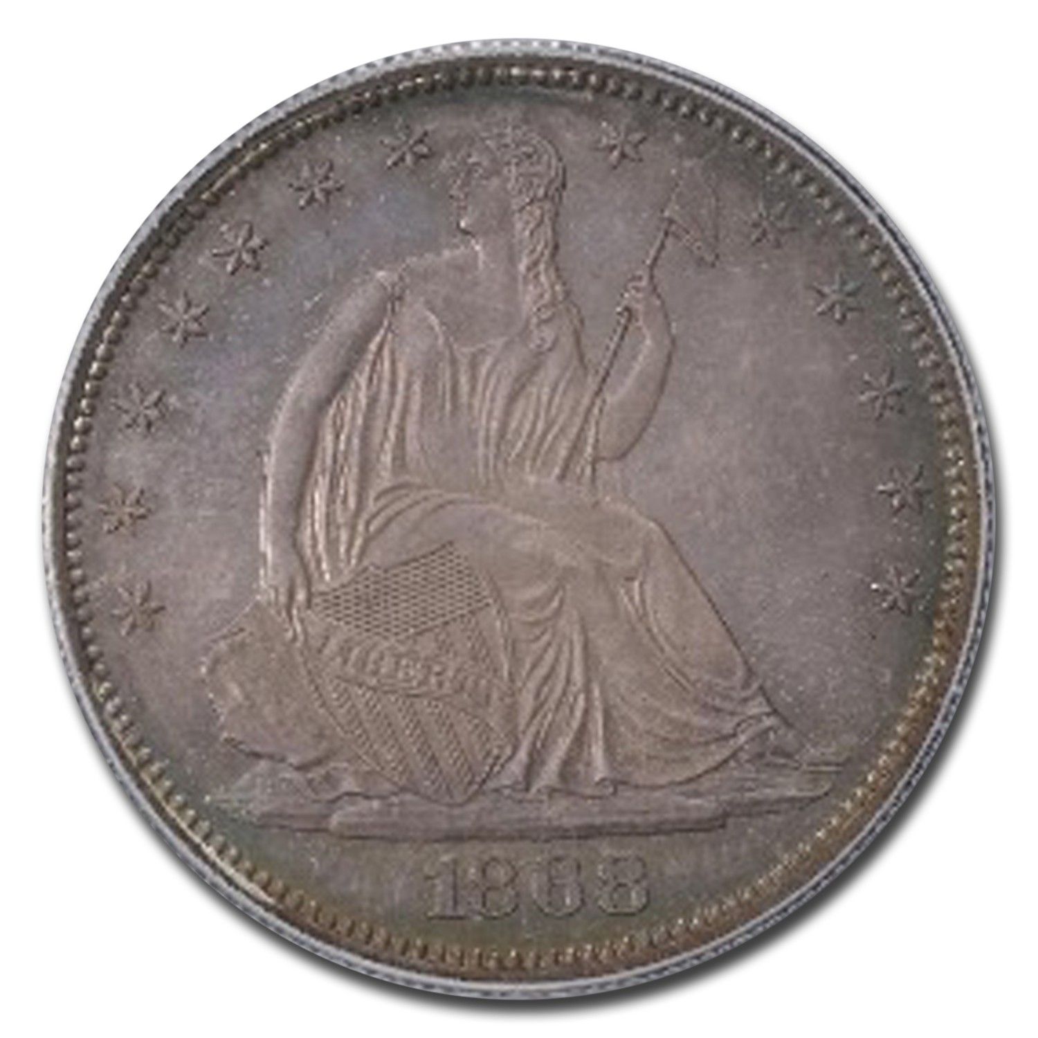 1868年 自由の女神像半ドル PR-66 PCGS - メルカリ