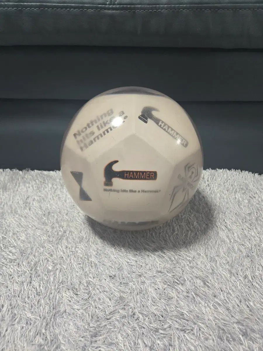 ボーリング HAMMER(ハンマー) 12 コットン製 クリア スペアボール 14p