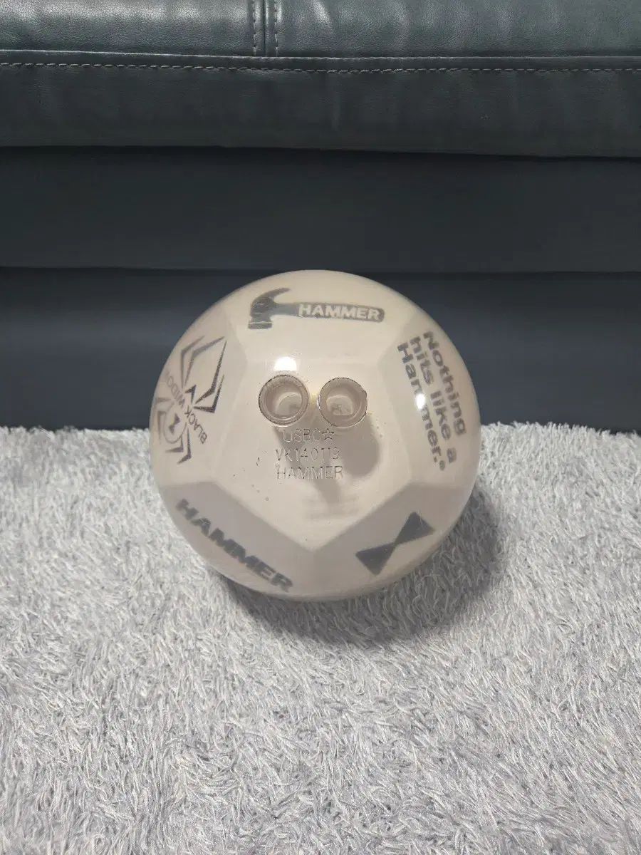 ボーリング HAMMER(ハンマー) 12 コットン製 クリア スペアボール 14p