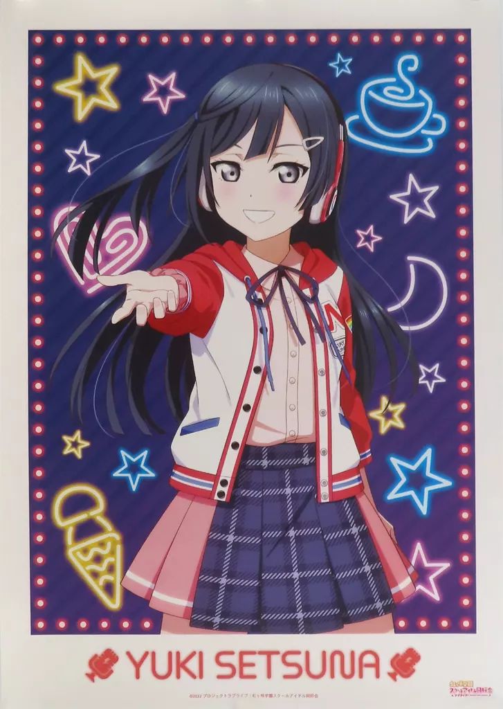 中古】ポスター 描き下ろし ミラクル STAY TUNE! A3マット加工ポスター