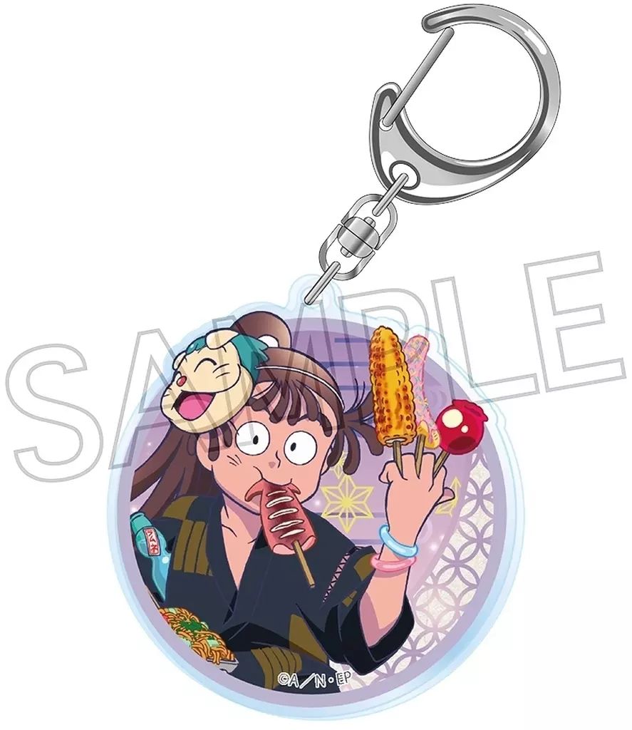 忍たま乱太郎　つながる　アクリルキーホルダー　ストラップ　チャーム　尾浜勘右衛門 中古】キーホルダー 尾浜勘右衛門 アクリルキーホルダー-夏祭りの段