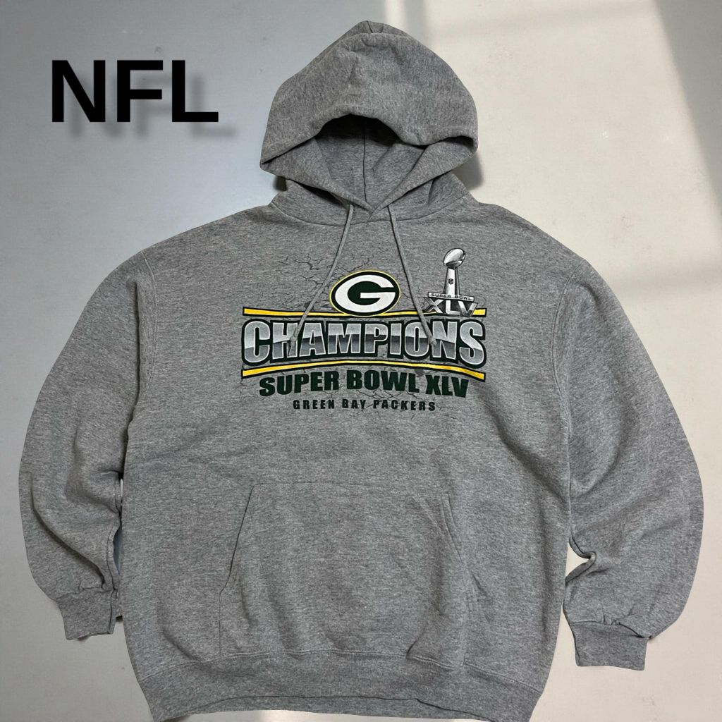 NFL パッカーズ スーパーボウル 優勝記念 パーカー チャンピオン XLV