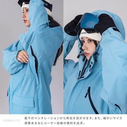 BOARDEE] ゆうちゃみ スノボウェア レディース ジャケット 単品