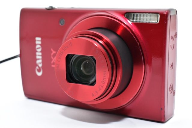 並品＞ Canon デジタルカメラ IXY 190 レッド 光学10倍ズーム IXY190RE