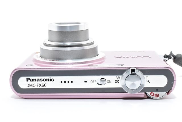 並品＞ Panasonic DMC-FX60 コンパクトデジタルカメラ スイートピンク