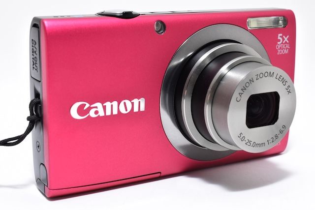CANONパワーショット★美品PowerShotA2300レッド★デジカメ送料込 良品＞ Canon デジタルカメラ PowerShot A2300 レッド 光学5倍ズーム