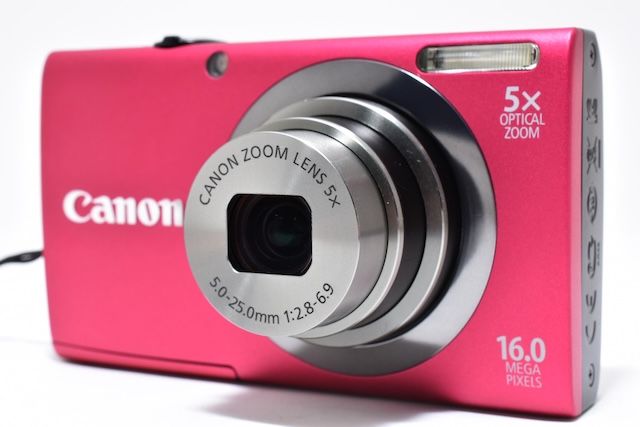 良品＞ Canon デジタルカメラ PowerShot A2300 レッド 光学5倍ズーム