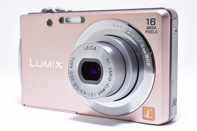 並品＞ パナソニック デジタルカメラ LUMIX FH5 ピンクゴールド DMC