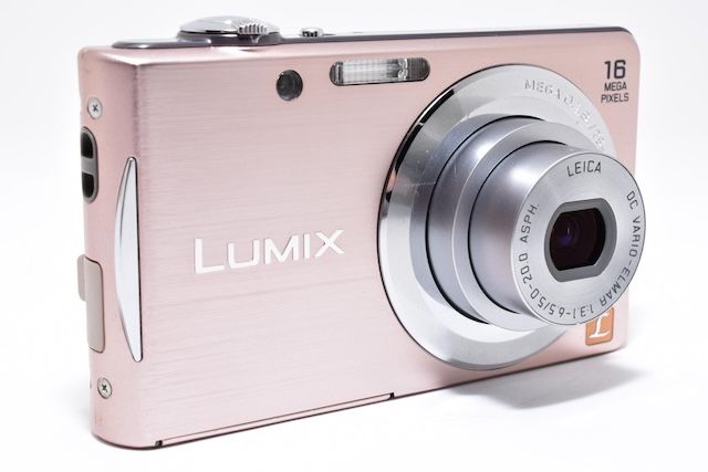 並品＞ パナソニック デジタルカメラ LUMIX FH5 ピンクゴールド DMC