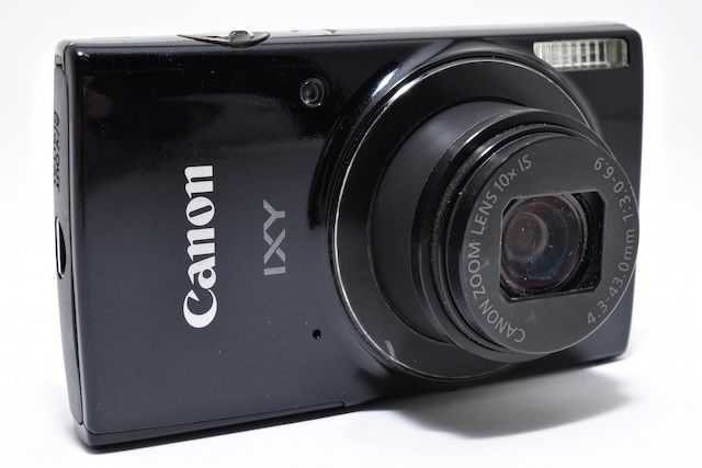並品＞ Canon デジタルカメラ IXY 190 ブラック 光学10倍ズーム