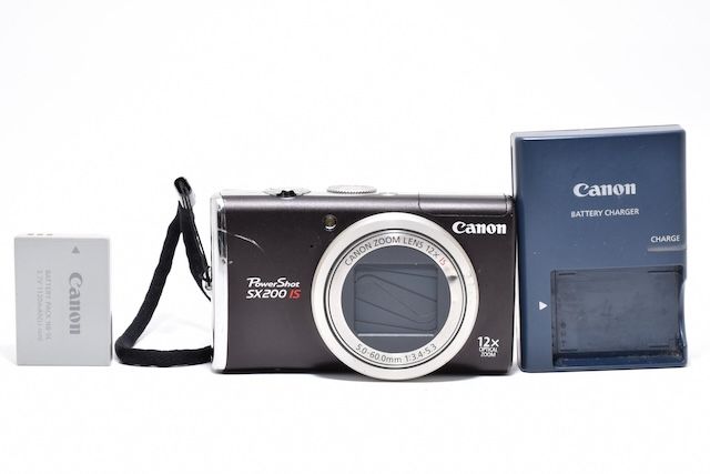 並品＞ Canon デジタルカメラ PowerShot (パワーショット) SX200 IS