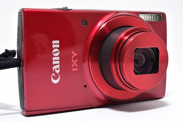 並品＞ Canon デジタルカメラ IXY 190 レッド 光学10倍ズーム IXY190RE