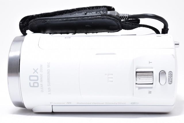 並品＞ SONY ビデオカメラHDR-CX675 32GB 光学30倍 ホワイト Handycam