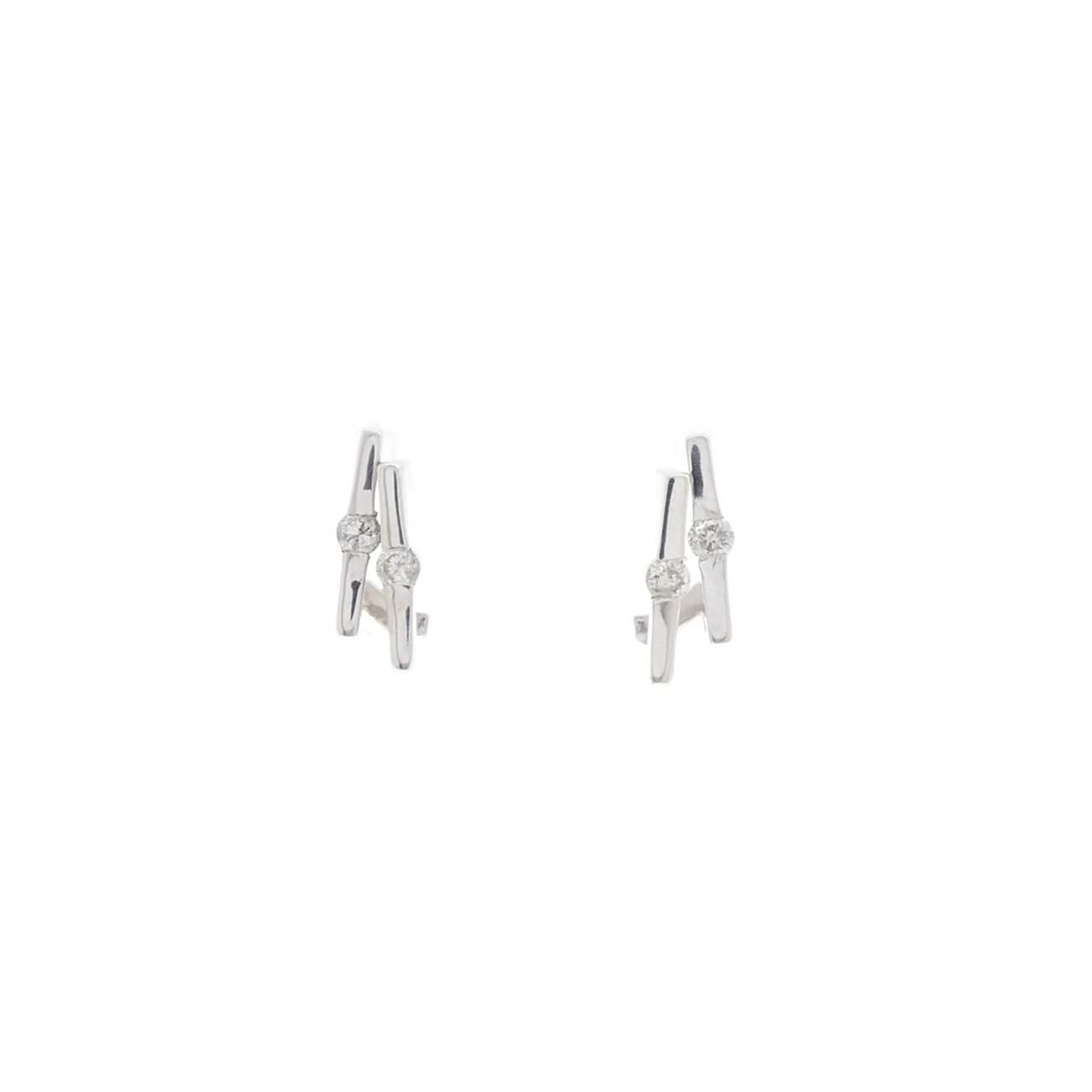 PT900 ダイヤモンド ピアス 0.10CT 【公式通販】