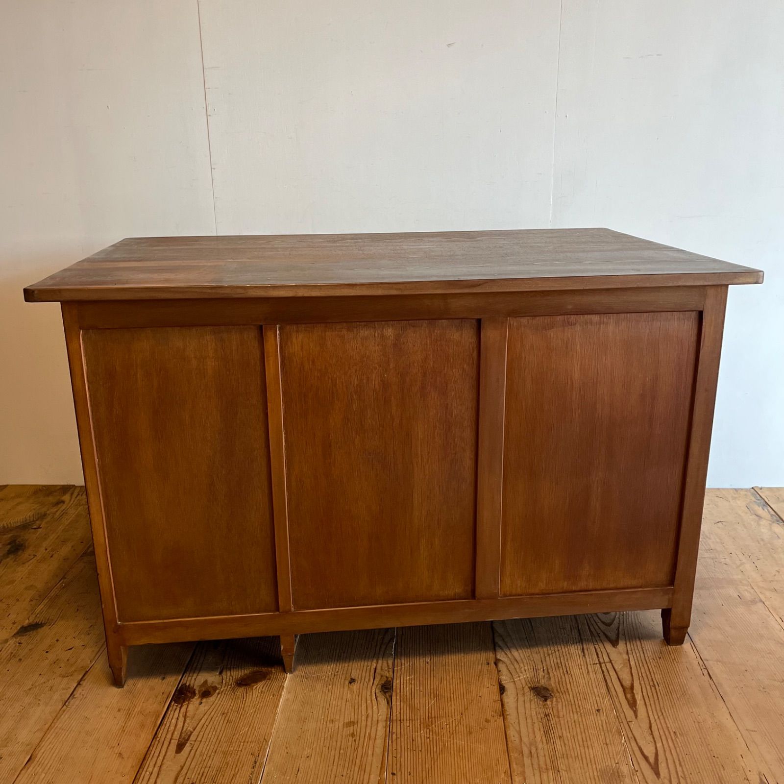 アンティーク デスク テーブル 机 作業台 無垢天板 y579 - メルカリ