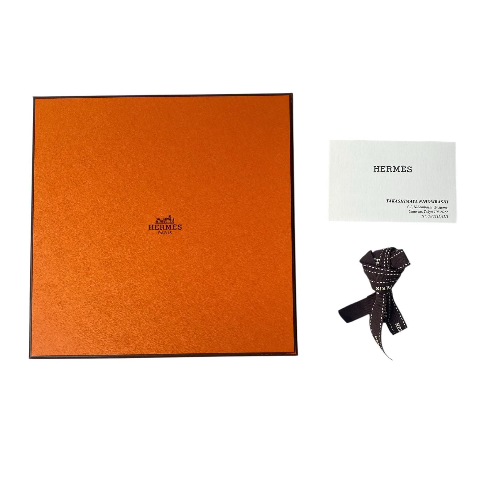 美品 エルメス HERMES レディース カレ55 馬着 京都マーブル フラワー