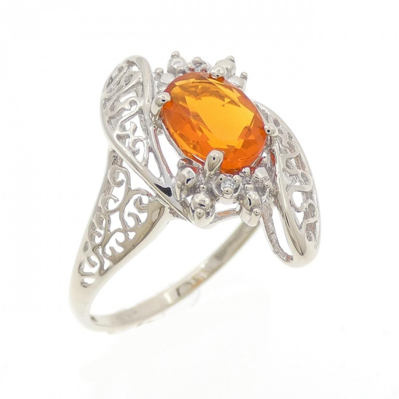 K14WG オパール リング - メルカリ