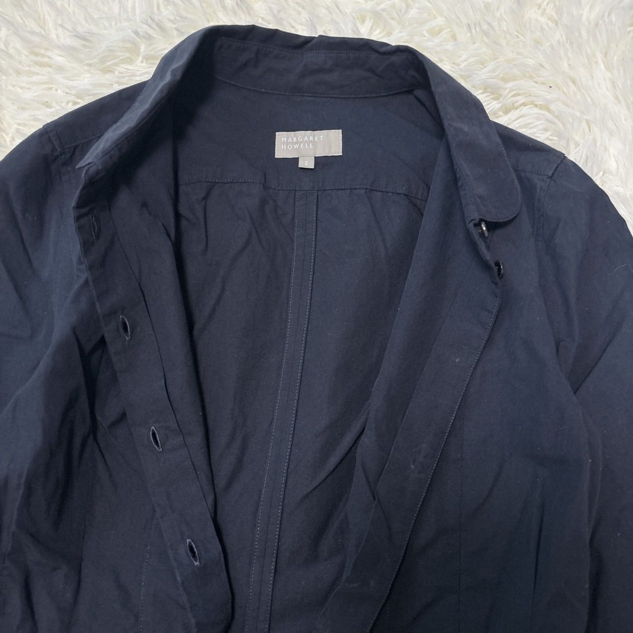 MARGARET HOWELL マーガレットハウエル Aラインシャツワンピース