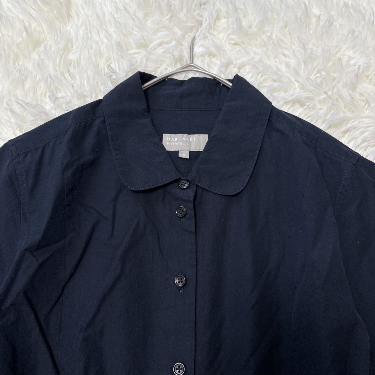 MARGARET HOWELL マーガレットハウエル Aラインシャツワンピース