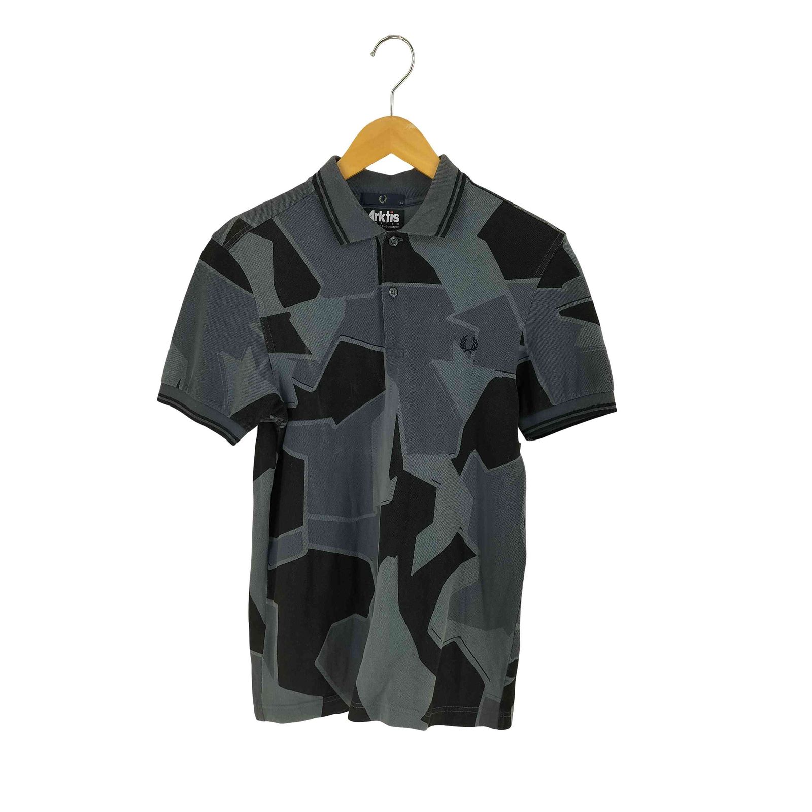フレッドペリー FRED PERRY ARKTIS LIMITED 総柄ポロシャツ メンズ 