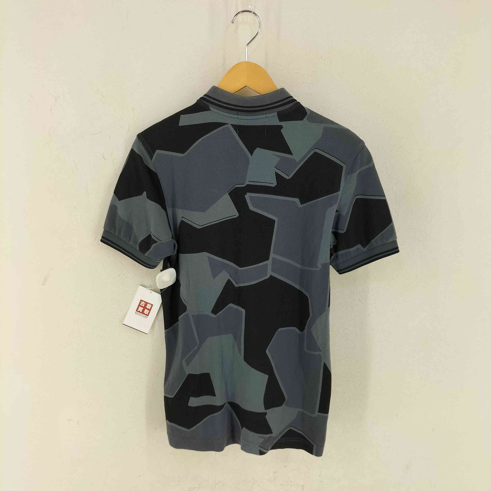 フレッドペリー FRED PERRY ARKTIS LIMITED 総柄ポロシャツ メンズ 