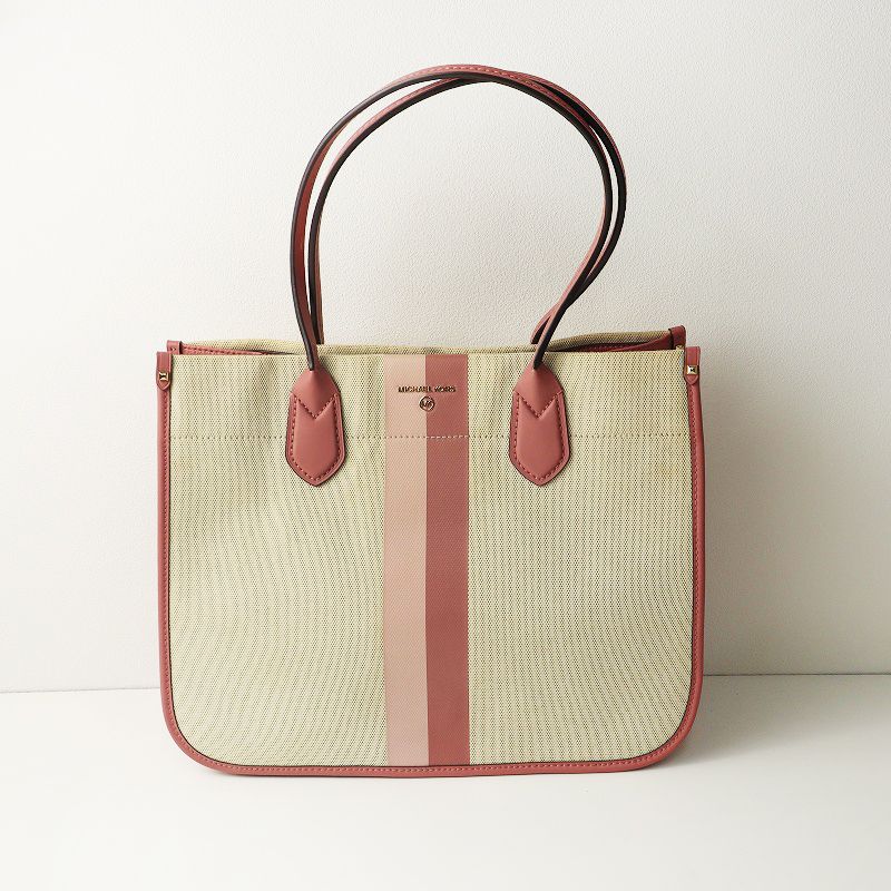 マイケルコース MICHAEL KORS HEIDI ストライプ トートバッグ